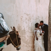 Mel and Rob - Santorini